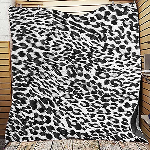 FANSU Tagesdecke Bettüberwurf Steppdecke Mikrofaser Doppelbett Einselbetten Tagesdecken Gesteppt Bettwäsche Sofaüberwurf Wohndecke Leopardenmuster Bettdecke Stepp Gesteppter Quilt (1,180 * 200cm)
