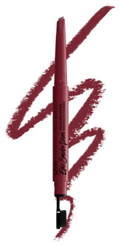 NYX Professional Makeup Eyeliner für Smokey Eyes, Vegane Formel, Epic Smoke Liner, Brick Fire (Rot)