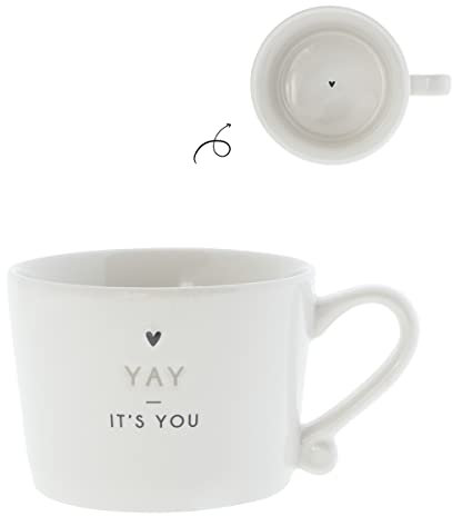 Bastion Kleine Tasse mit Henkel (small) YAY it's you Keramiktasse weiss Keramikgeschirr BC Cup small Küche gedeckter Tisch