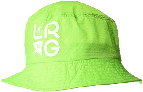 LRG Herren Logo Bucket Hat Hut, neon Green, Einheitsgröße