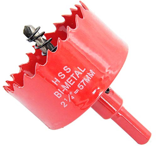 Scie cloche 57mm LAIWEI pour percer des trous dans le bois, le placoplâtre, le PVC, etc. Outil de perçage tranchant et durable