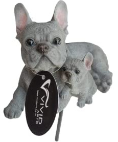 Vivid Arts Plant-Pals (Blue French Bulldog with Pup)