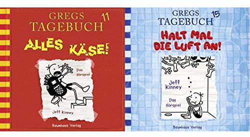 Gregs Tagebuch 11-Alles Käse! & Gregs Tagebuch 15 - Halt mal die Luft an!: . Hörspiel.