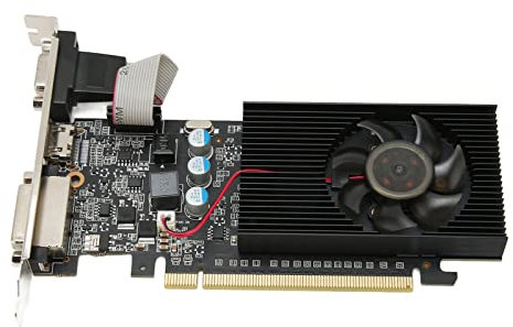Jectse Gaming Graphics Card, 1GB DDR3 64bit Computer Graphics Card 589MHz 1000MHz 2560x1600 Graphics Card for Gaming PC, HDMI DVI VGA Interface (GT210 1GD3 64BIT)