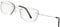 LEXXOO - Rahmenlose Lesebrille in Schwarz-Weiss +2,0 Dioptrien - Klare Sicht dank hochwertiger Gläser – Leichtes und modernes Design - Fertiglesebrille für angenehmes Lesen und Arbeiten
