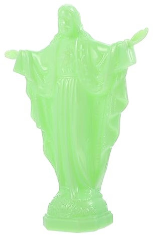 Zerodeko Jesus-Ornament Gartenstatuen Krippenfigur Jungfrau Maria Figur Im Freien Jesus-skulptur Gesegnete Jesus-Statue Goldene Statuendekoration Mutter Empfindlich Rio De Janeiro Plastik