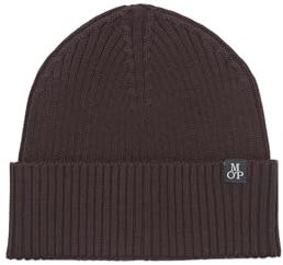 Marc O'Polo Herren Strickmütze aus Bio-Baumwolle Beanie, Lila (Purple Depths), One Size