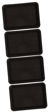 INOOMP Lot de 4 Soucoupes pour Pots de Fleurs en Plastique Assiettes à Eau pour Fournitures de Jardinage Faciles à Utiliser Et à Ranger
