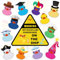 Hoteam 13 Pcs Duck Cruise Door Magnet Fun Themed Duck Cruise Door Decorations Decorative Magnetic Decorations Reusable Magnets Magnetic Stickers Decals for Fridge Carnival Car, 13 Style(Colorful)