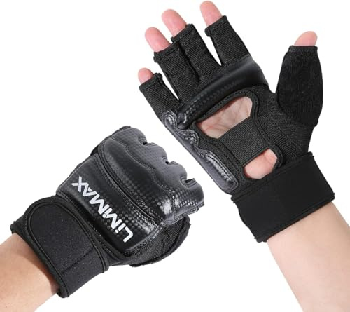 LiMMAX Kickboxen Sparring Handschuhe MMA Handschuhe für Herren Damen Halbfinger Boxhandschuhe Kampfhandschuhe Boxhandschuhe für Boxsack Training UFC Handschuhe für Herren Damen