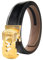 white deer belt (Gold und Schwarz, 115cm)