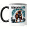 Hey!Print Gewichthebär Bären Tasse Schwarz - Humorvolles Gewichtheber Geschenk