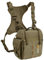WOLFHUNT Fernglas-Brusttasche, Magnetverschluss, Bino-Tasche mit Abnehmbarer Entfernungsmesser-Tasche, Camouflage-Bino-Tasche, grün, M, Camouflage