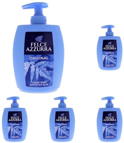 Felce Azzurra Sapone Liquido Classico, 300ml (Confezione da 5)