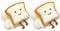 Ｚｉａｌｏｆｉ 2 Stück Handgelenk Bänder für Die Gesichtsreinigung, Cartoon Design, Haarband für Das Waschen, weißer Toast