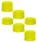 Lot de 6 capuchons de manette de jeu pour PS5 Pro/PS5 Slim/PS5 Slim/PS5 (jaune)