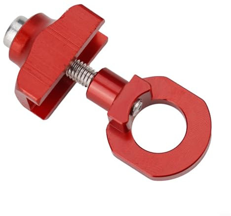 Tendeur de chaîne en aluminium pour vélo Fixie Outil de réparation indispensable (rouge)
