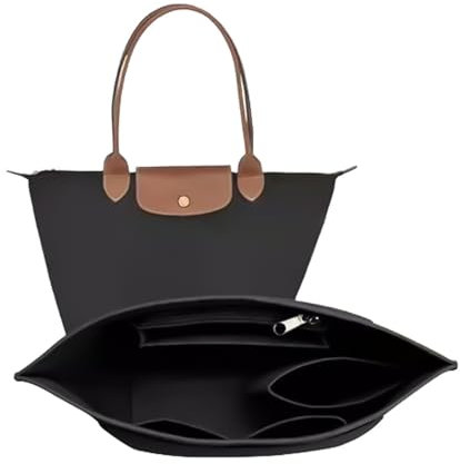 BCENG Handtaschen Organizer für Longchamp Geldbörsen Organizer Filz Taschenorganizer Longchamp Tragetasche Taschen Organizer für Longchamp Multi Pocket Felt Handbag Organizer for Insert (M)