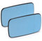 GEARMONSTER Spiegelglas, Asphärisches Spiegelglas Set für E39 E46 1997–2006 Beheizte Antibeschlag-Rückspiegelgläser, Blau, Links und Rechts