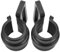 Culnflun s a forma di gancio pvc s gancio accessorio portatile leggero per fissare le pali a tenda in tende automatiche 2.5x2,5x2cm 20pcs