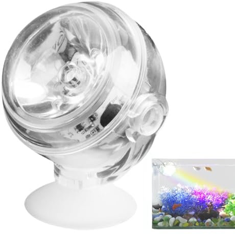 Aquarium Water Lights,Gradient LED Aquarium Light, Waterproof Underwater Spotlights,180° Rotatable Submersible Lights Super Bright Lamp Beads for Garden Pond Fountain Fish Tank