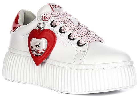 Karl Lagerfeld Creeper Lo Damen Valentine Pendatnt Detail Love Sneaker