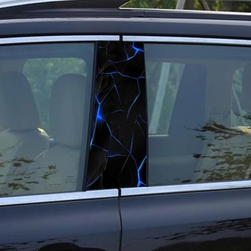 Auto-B-Säule wasserdichter Aufkleber mit einzigartigem 3D-Design für modische Fahrzeugdekoration (C)