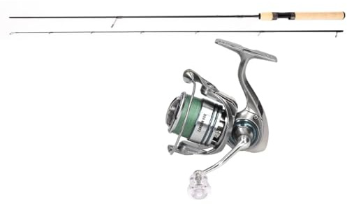 Mostal Taipan Spinncombo 2,00m / 1-7g + Carbon 800FD + Geflochtene Schnur Spooncombo