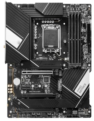 Motherboard Scheda madre Fit For MSI PRO Z790-A WIFI DDR4/DDR5 256GB 128GB Z790 LGA 1700 supporto CPU 14900 14700 13900 12700 12500 12100