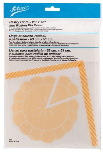 Ateco Canvas Pastry Cloth and Rolling Pin Cover