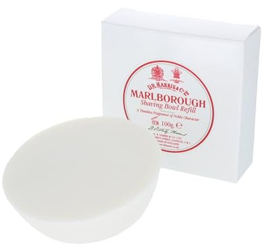 D.R. Harris Marlborough Nachfüllseife, 100 g, einzigartig, Standard