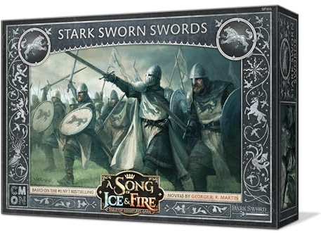 CoolMiniOrNot CMNSIF101 Thrones A Song of Ice and Fire Miniatures Game: Stark Sworn Swords Expansion, Multicoloured