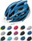 Meteor - Marven Cycle Helmet – Lightweight Adjustable Helmet for Men, Women, Kids – MTB, Bike, Scooter, Skateboard & Hoverboard – Breathable with Detachable Visor - Size M - Blue/White