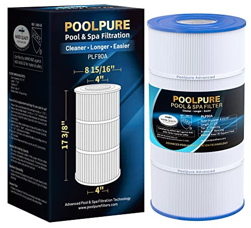 POOLPURE Filtre de Piscine de Rechange pour Pleatco Pa90 Filbur Fc-1292 Unicel C-8409 1 Pack