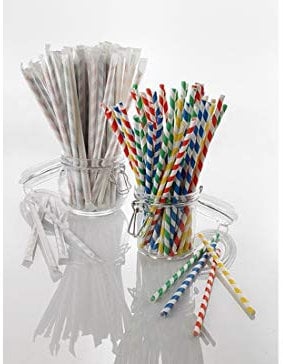 le one B940 - 250 Cannucce in Carta imbustate Multicolor biodegradabili