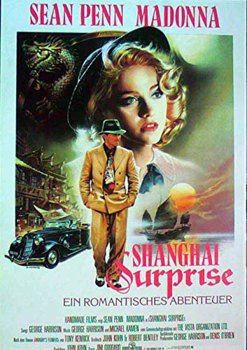 Shanghai Surprise - Sean Penn - Filmposter A3 29x42cm gerollt