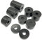 Hawkeng 6mm (M6) Nylon Spacers Standoff Washers (12 Pack) 4 x 15mm, 4 x 10mm, 4 x 5mm - Black