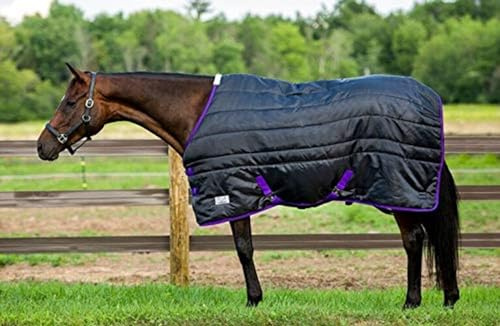 TuffRider Kozy Komfort Stable Blanket -220 GSM Fill - Black - 72