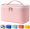 Makeup Bag Portable Travel Cosmetic Bag for Women, Beauty Zipper Makeup Organizer Bag with Inner Pouch PU Leather Washable Waterproof