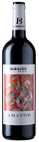 Emil Bauer Amator Cuvée, Trockener Rotwein aus der Pfalz (1 x 0.75l)