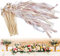 Lemotoy Ruban Mariage 30Pcs Baguettees De Mariage Fée Bâton, Magiques en Soie avec Clochettes pour Anniversaire, Fête Serpentins Ruban Bouquet-A (B)