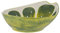 Typhoon World Foods Bol ovale Vert citron 9,5 x 27,5 x 22 cm
