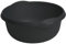Very Stylish Multi use 32cm Round Washing Up Bowl for Kitchen Organisation Sink, Basin Holder Plastic Daily Routine Household, Choose Your Favourite Colour! - Midnight Dark Greyish