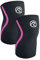 Rehband Benda per Ginocchio RX, Fascia per Ginocchio in Neoprene da 7 mm per Sollevamento Pesi e Powerlifting, Protegge Le articolazioni e stabilizza i Muscoli, Colore:Nero/Rosa - 1 Paio, Misura:S