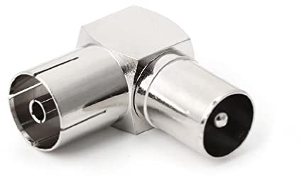 Adattatore per cavo antenna TV a 90 ° coassiale F femmina a TV maschio spina a femmina connettore cavo a banana spina vite altoparlante a saldare adattatore secchio cavo cavo treccia pannello paratia