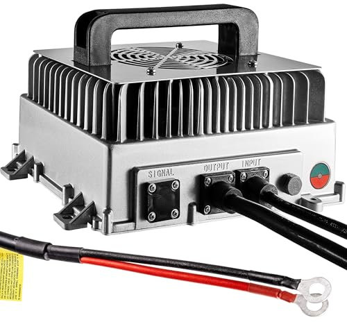 Croliumcx Chargeur de batterie au lithium pour chariot de golf 58,4 V 40 A (@ 220 V CA) 58,4 V 30 A (@ 110 V AC) 48 V 40 A 48 V 30 A 51,2 V Borne de type O assortie pour charger le chariot de golf