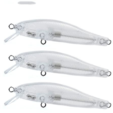 Kunstköder Köder Angeln 20 Teile/los 7 cm 4,7 g Unlackiert Wobbler Harte Kunststoff Köder DIY Schwimmende Angelköder Rohlinge Fischereigeräte