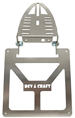 Portatarga per KTM TM Husqvarna 125 300 450 Pieghevole Universale Adattaible Moto Enduro Motard