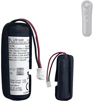 HIGHAKKU Batería de repuesto LIS1442 4-180-962-01 (PS3 sin bola en la mano izquierda) compatible con So-ny PS3 Playstation 3 Move Navigation Controller Battery