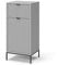 Vicco Armario Mediano Eliza, Gris, 40 x 87 cm con Puerta y cajón